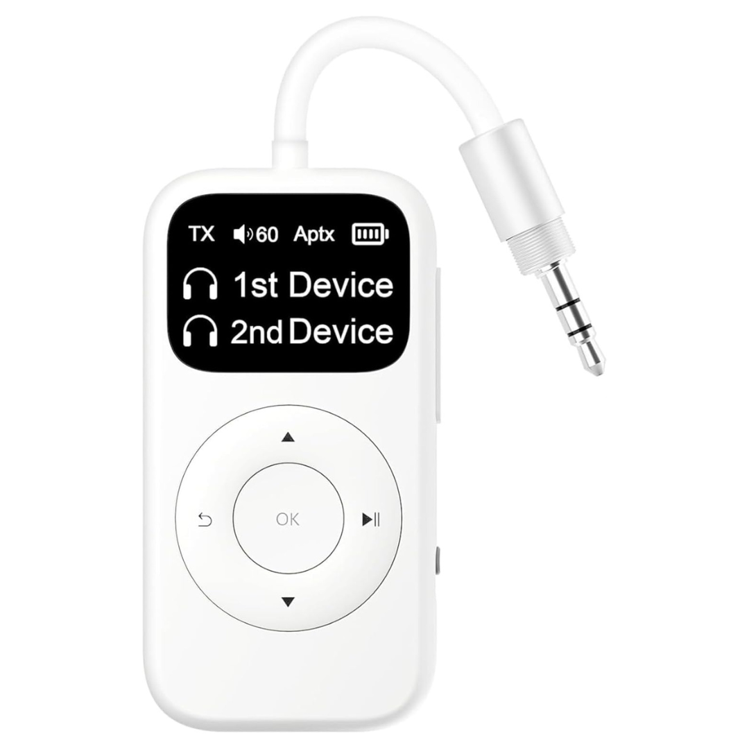 SoundSync Pro Bluetooth Transmitter & Receiver For Airplane