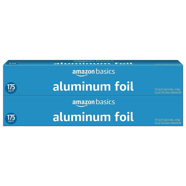 2-Pack Amazon Basics 175 Sq. Ft. Aluminum Foil