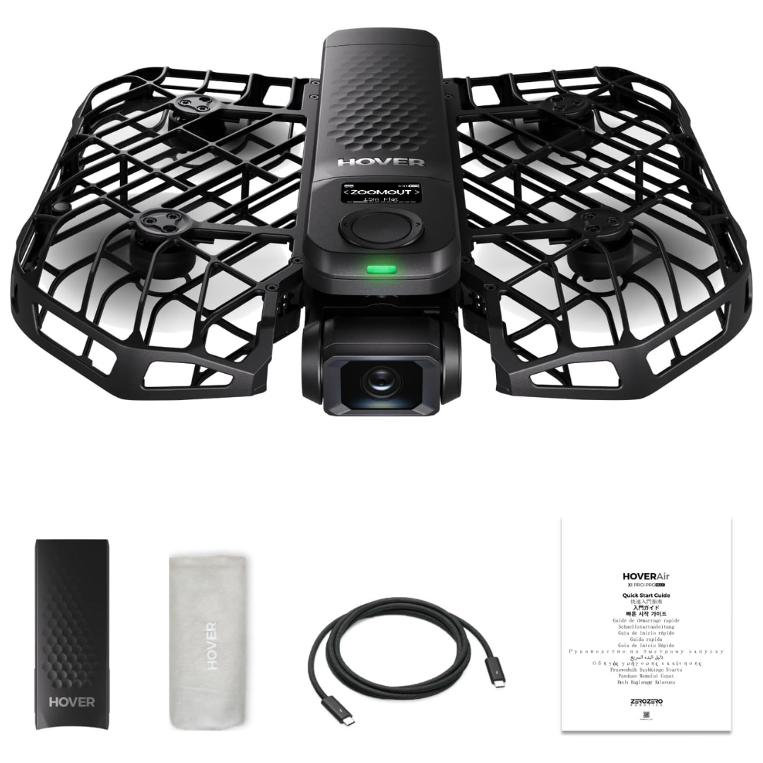 HOVERAir X1 PRO 4K Drone With Camera Self-Flying Drone Bundle