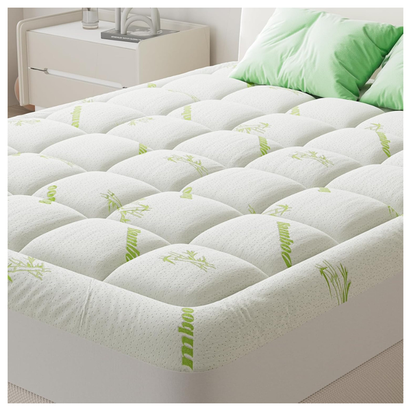 Dumos Ultra Soft Cooling Pillow Top Mattress Topper Pad