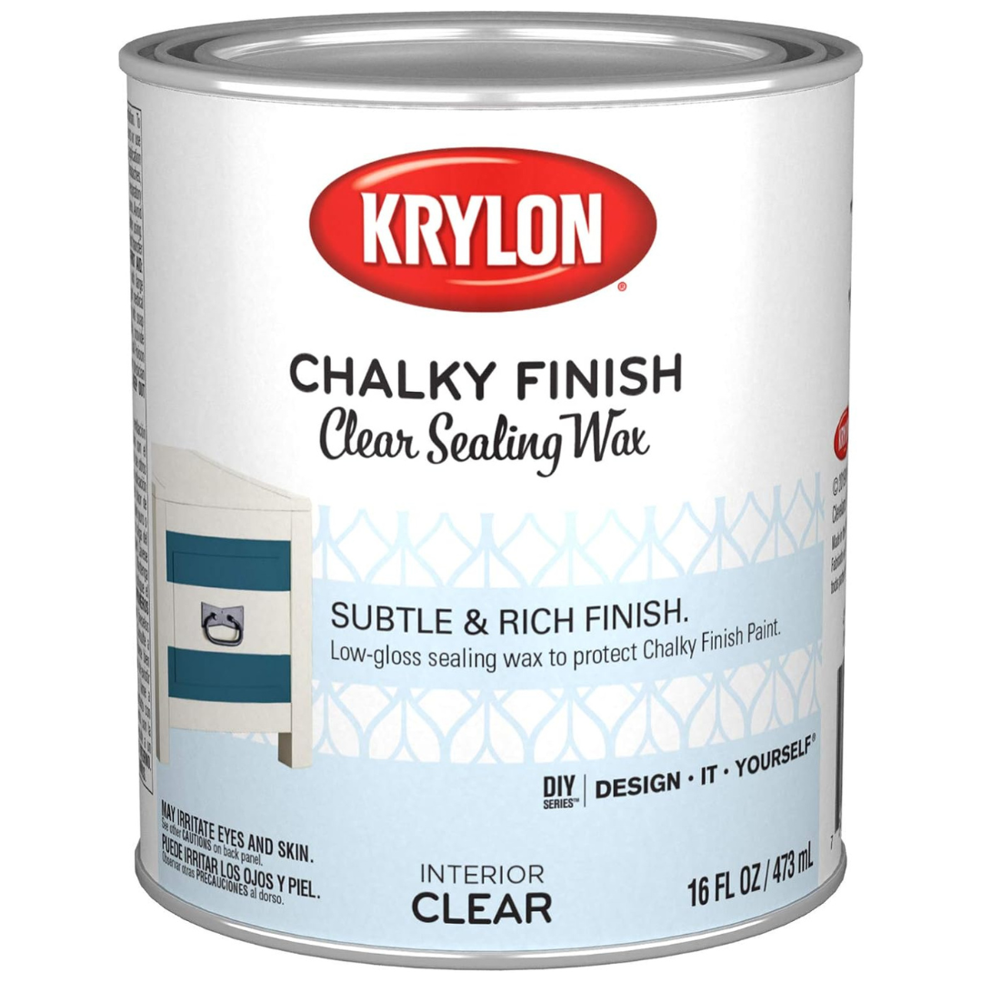 16 Oz Krylon Chalky Finish Clear Paint (Half-Quart)