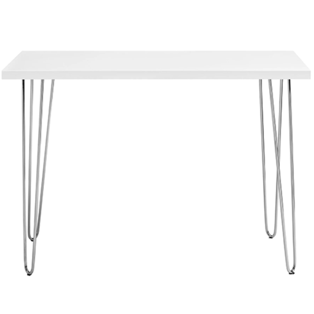 Walker Edison 42" Mid Century Hairpin Wood Writing Desk