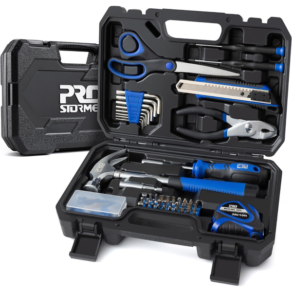 93-Piece Basic Household Repair Tool Set With Case