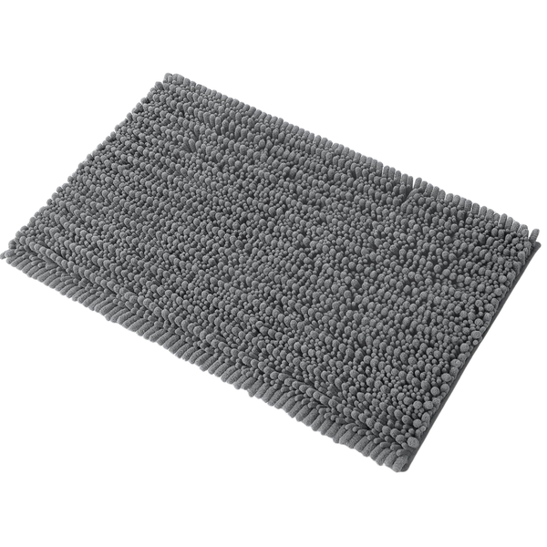 20'' x 32'' Chenille Bathroom Rug With Non Slip Pad (2 Colors)