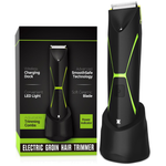 Waterproof Men's Cordless Wet/Dry Body Hair Trimmer W/ Ceramic Blade