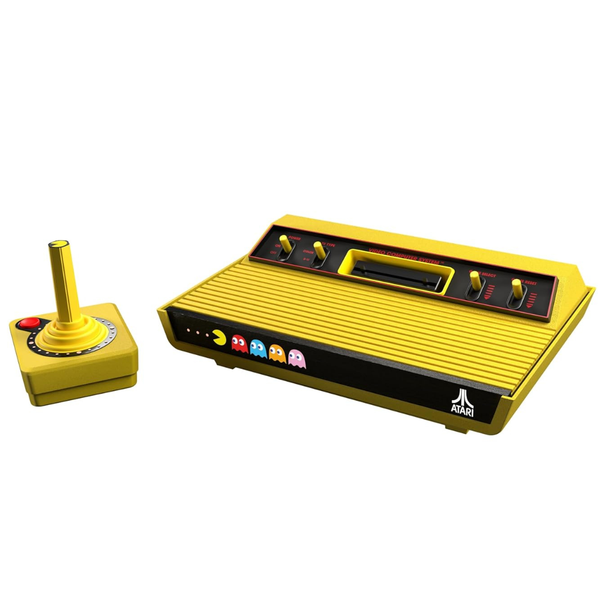 Atari 2600+ PAC-MAN Edition Console, Game & Wireless Joystick