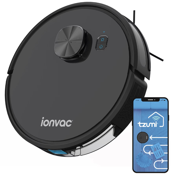 Ionvac OptiMax LiDAR Robotic Vacuum Cleaner With Wi-Fi & App Control