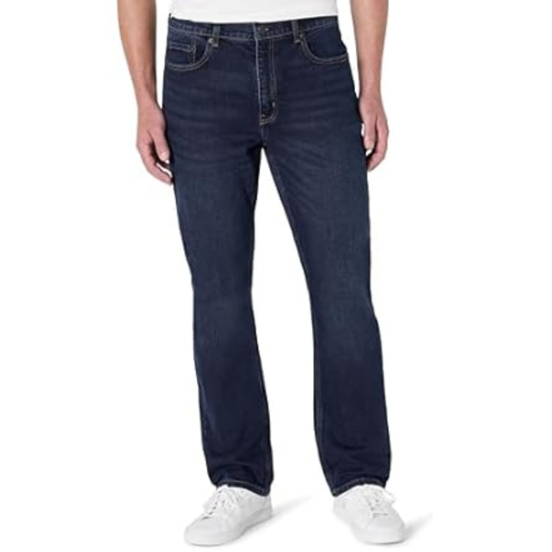 Amazon Essentials Men's Low Stretch Straight-Fit Jeans (4 Colors)