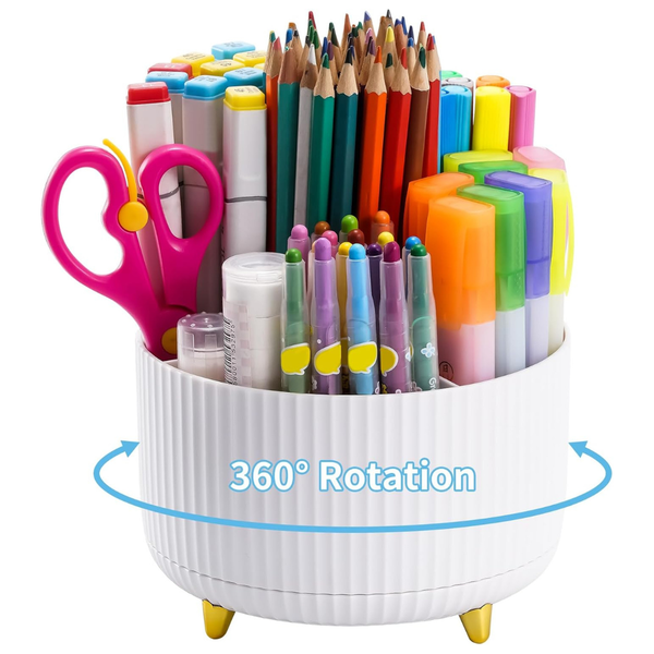 Marbrasse 360-Degree Rotating Pen Holder