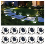 10-Pack Solpex Outdoor Waterproof Solar Ground Lights