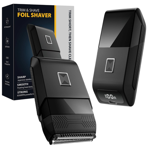 Sybler Portable Electric Razor With Dual-Action System
