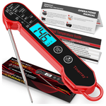 Tinerray Waterproof Instant Digital Thermometer With Backlight