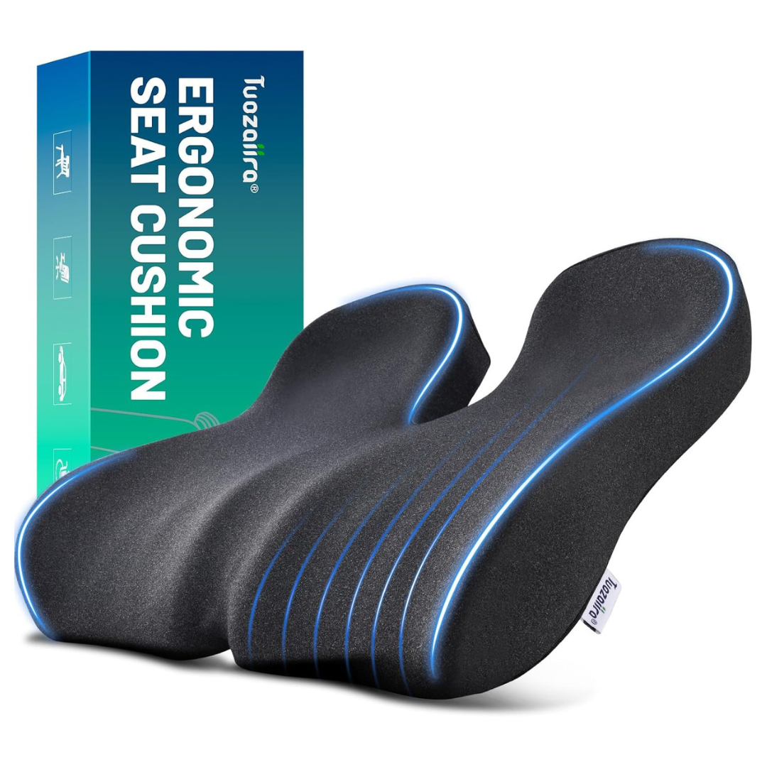 High-Density Memory Foam Ergonomic Seat Cushion