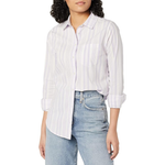Amazon Essentials Women's Regular Fit Long Sleeve Poplin Shirt