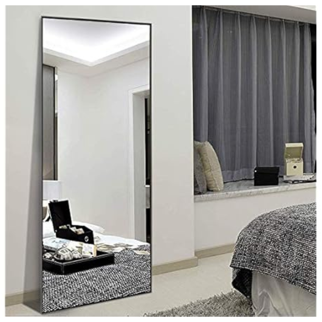 47" x 22" Natsukage Full Length Wall-Mounted Mirror (2 Colors)
