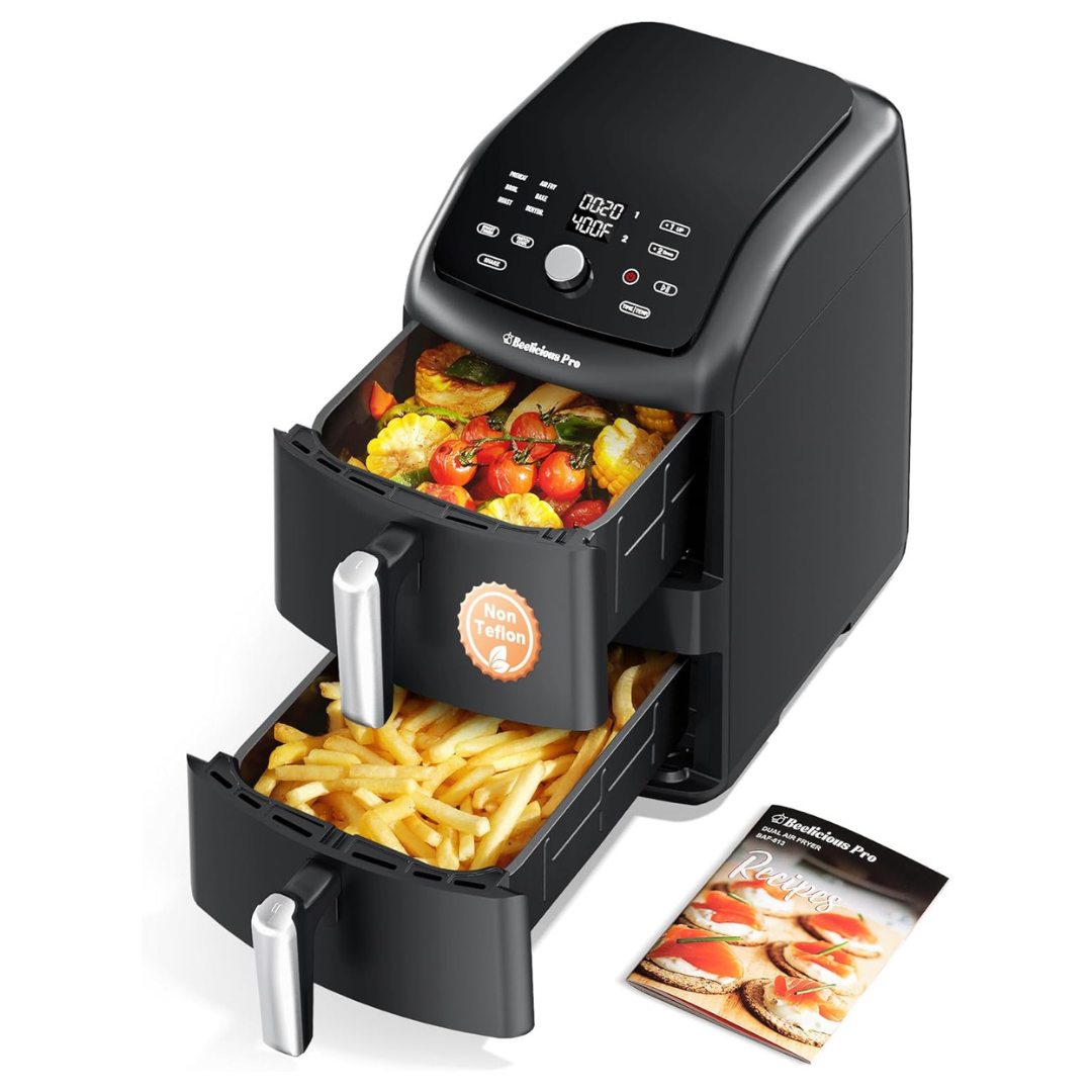 Beelicious Pro 12QT 10-in-1 Double Air Fryer
