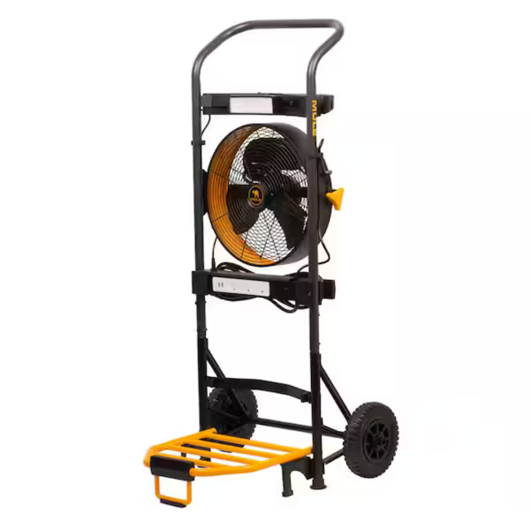 Mule 5-in-1 Mobile Workshop W/ Fan & LED Light & Hand Truck