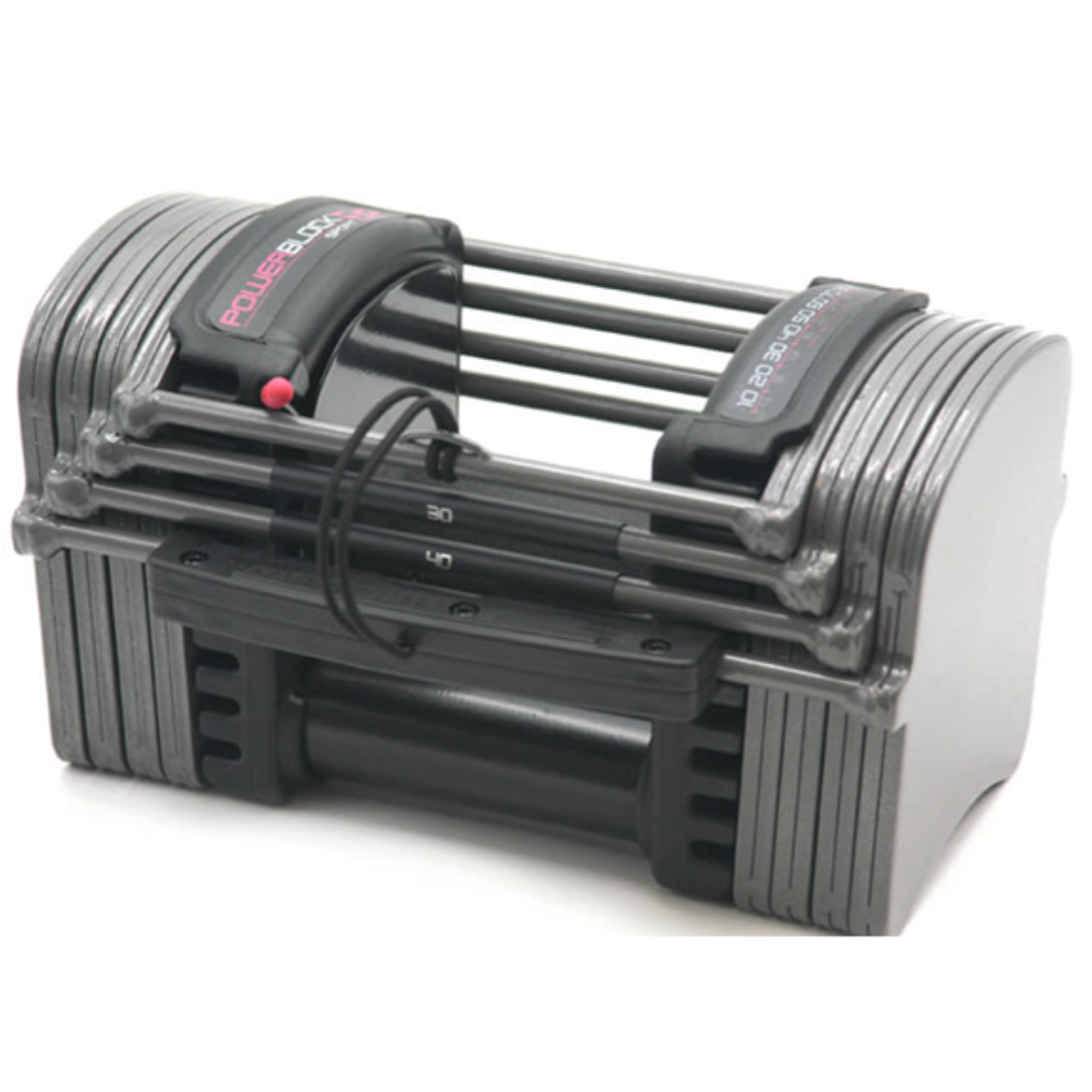 PowerBlock Sport EXP Stage 1 Dumbbell Set (5-50lbs, Pair)