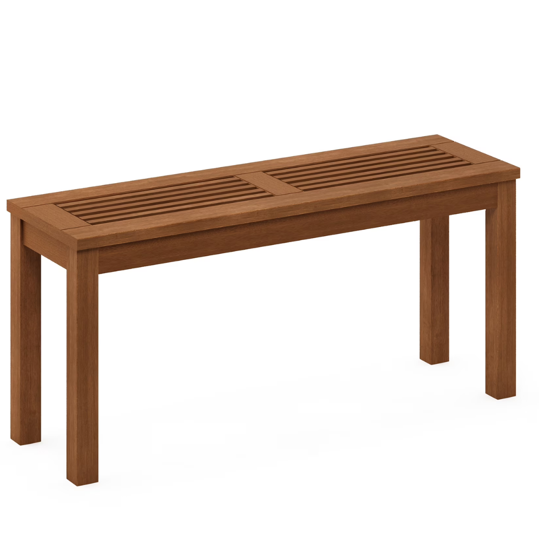 Furinno Tioman Outdoor Durable Hardwood Bench (Brown)
