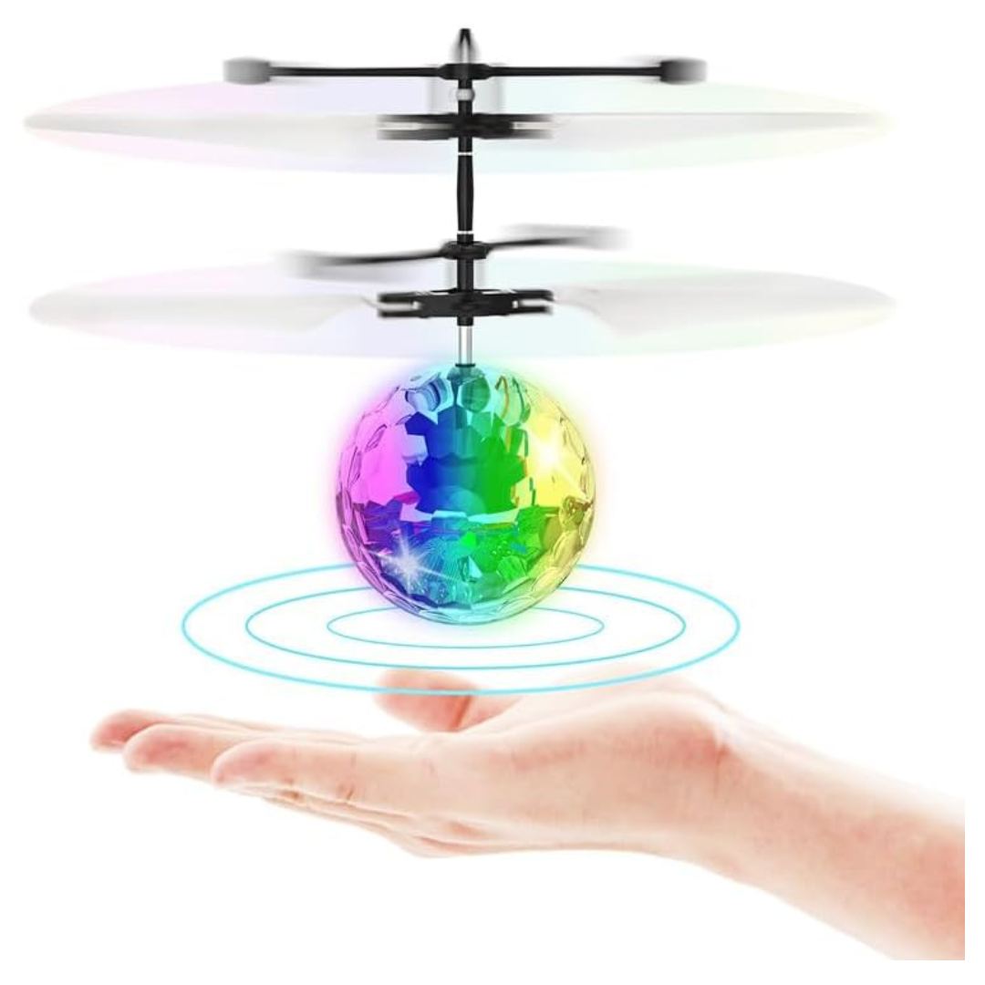 Street Walk LED Flying Ball Toy With LED Lights