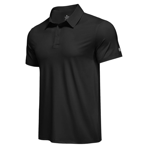 Men's Quick Dry Black Polo Shirts (3 Colors)
