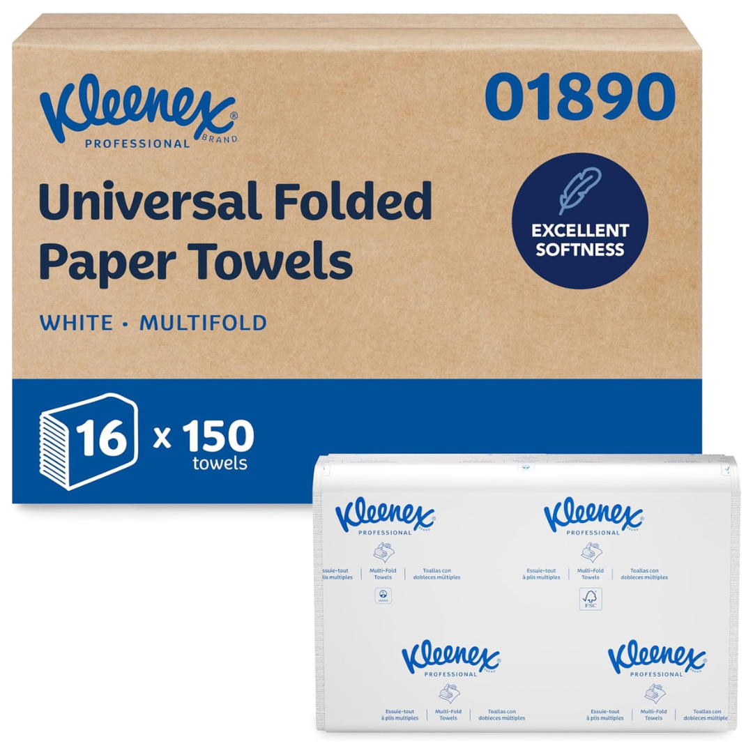 Kleenex Professional Universal Multifold Paper Towels (2,400 Sheets)