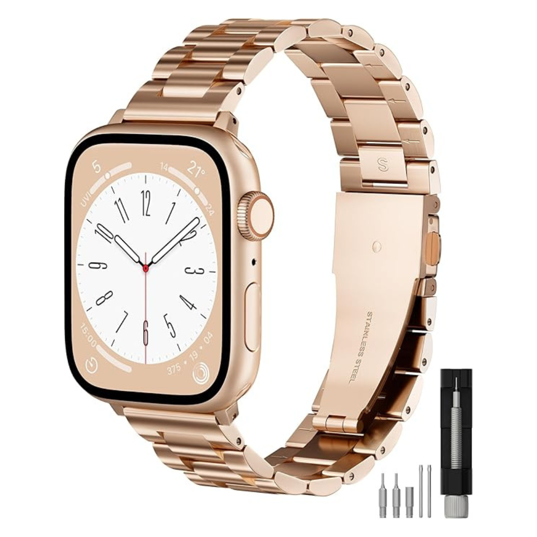 Funstone Stainless Steel Apple Watch Band For Women