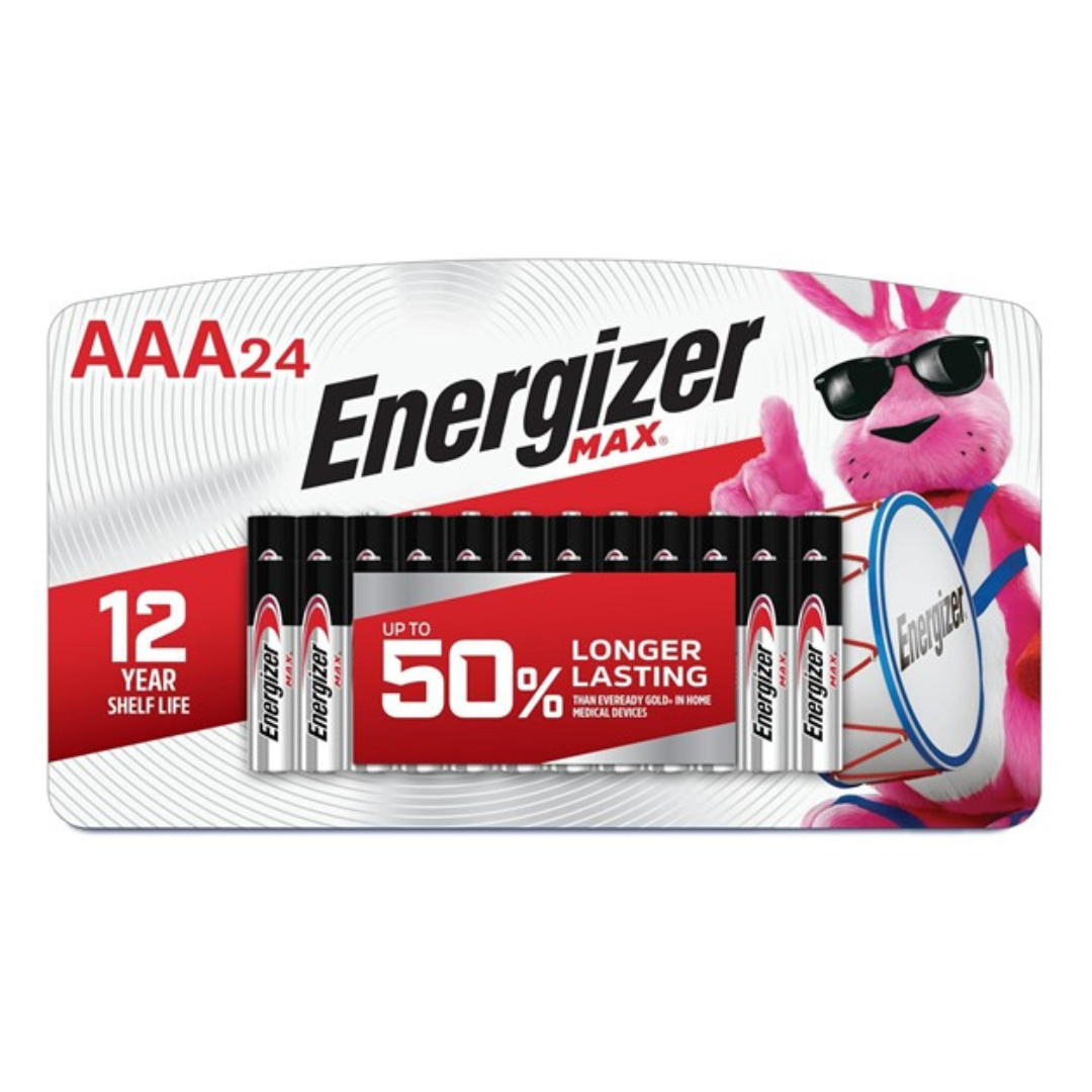 24-Pack Energizer Max AAA Alkaline Batteries