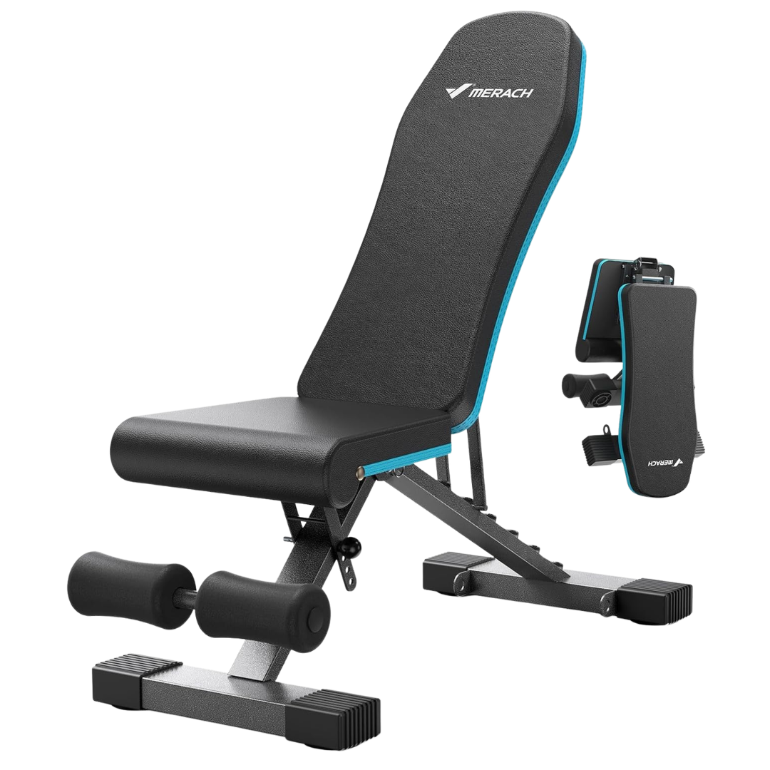 MERACH Foldable Adjustable Weight Bench