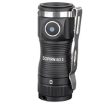Sofirn SC13 1300lm Rechargeable LED Mini Tactical Flashlight (Black/Green)