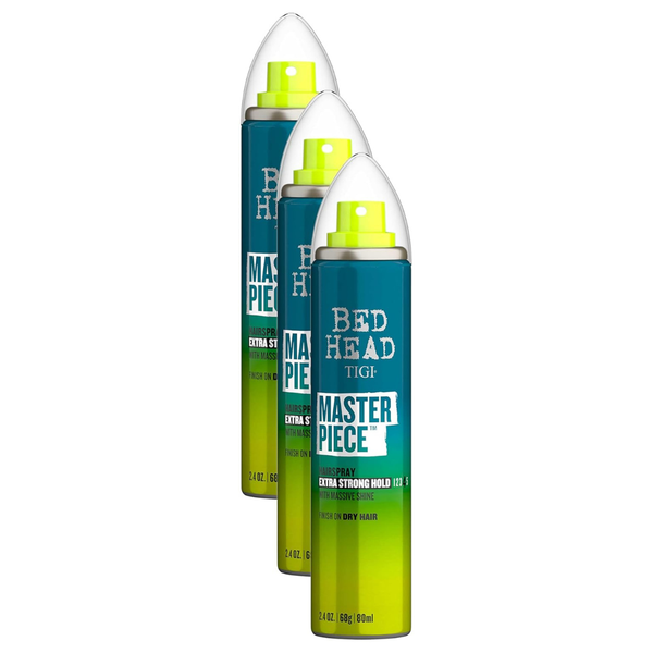 3-Pack 2.4 Oz TIGI Bed Head Masterpiece Shiny Hairspray