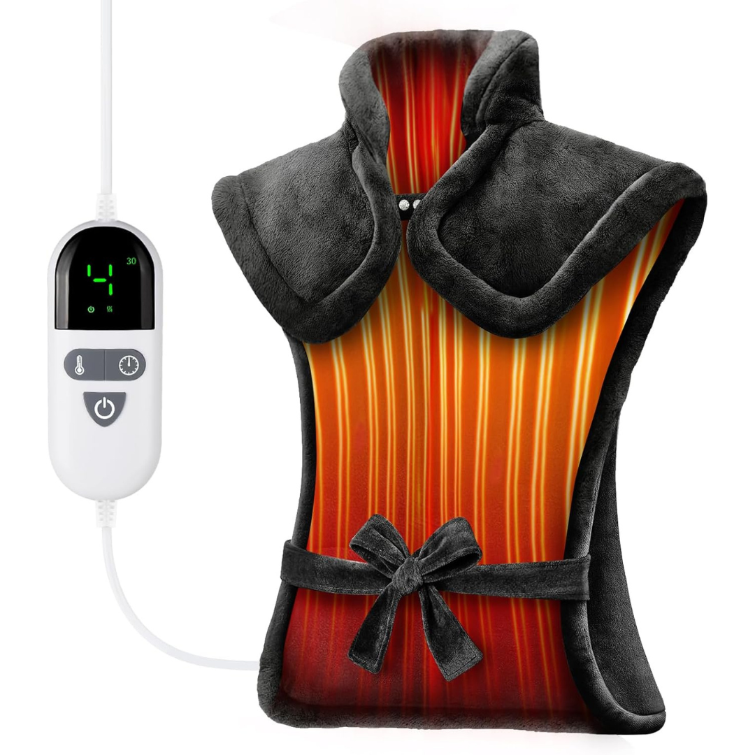Lanva Neck & Shoulder Pain Relief Electric Heating Pad