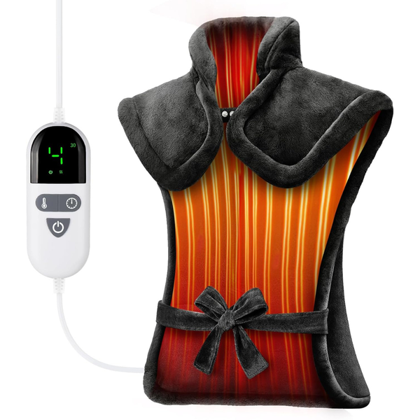 Lanva Neck & Shoulder Pain Relief Electric Heating Pad
