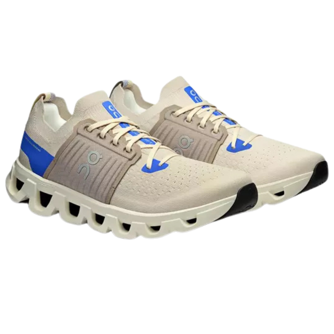 On Men's Cloudswift 4 Running Shoes (Cream/Cobalt)