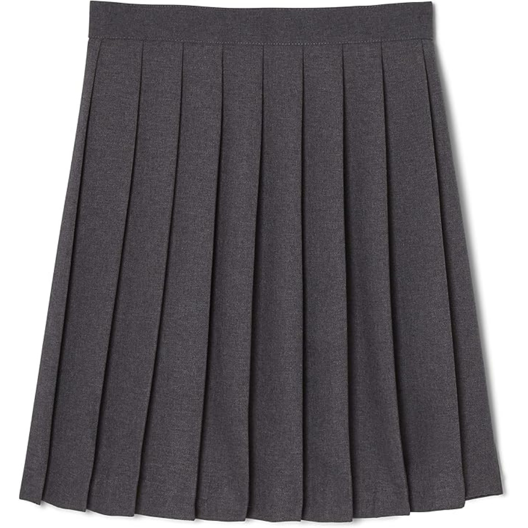 French Toast Girls' Adjustable Waist Mid Length Pleated Skirt