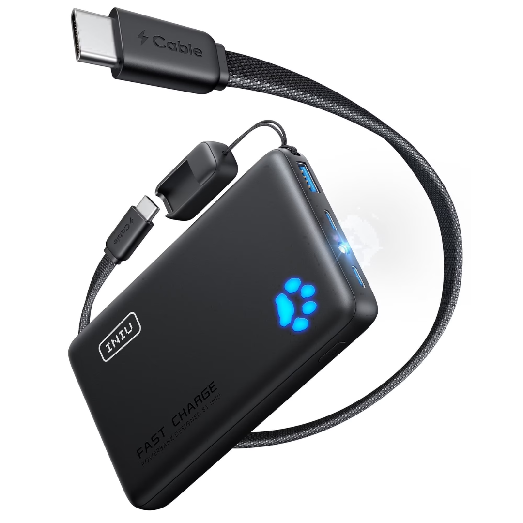INIU Portable 10000mAh 45W Ultra Slim Power Bank