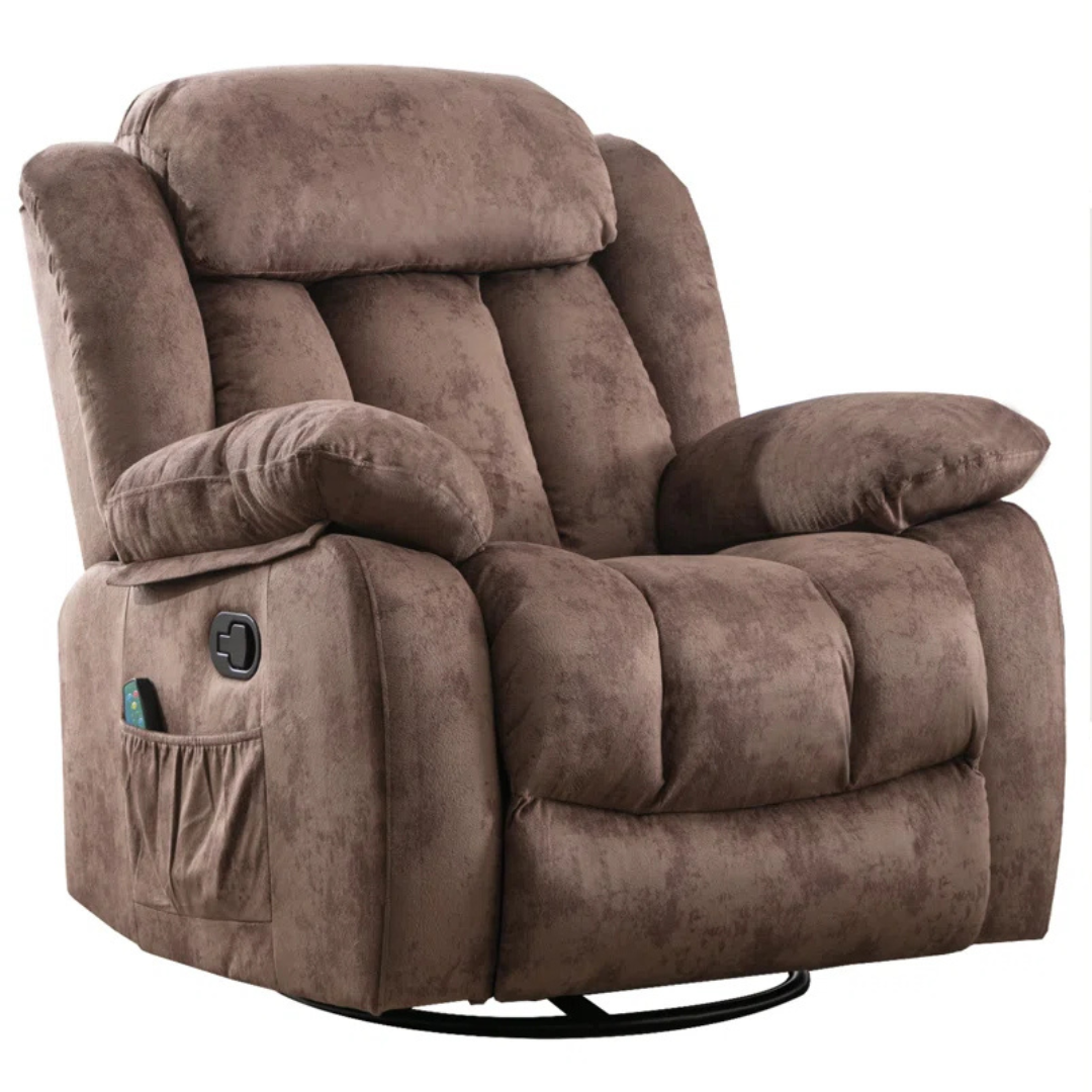 Ebern Designs 37.4" Recliner Chair With Heat And Massage