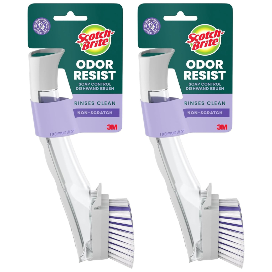 2-Pack Scotch-Brite Advanced Soap Control Dishwand Brush