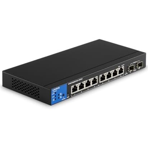 Linksys LGS310MPC 8-Port Gigabit PoE+ Switch (110W) With SFP Uplinks