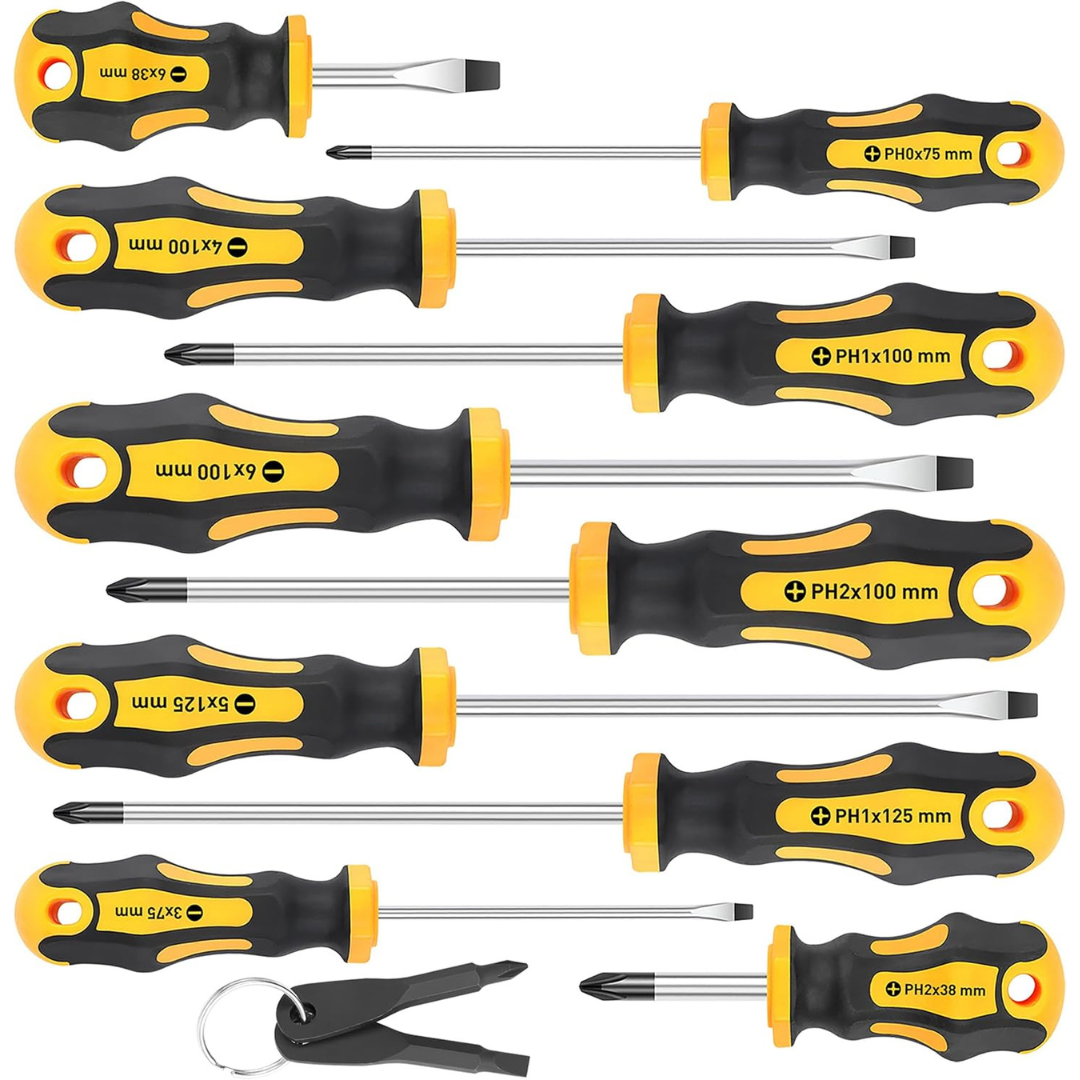 10-Piece Amartisan Magnetic Screwdrivers Set