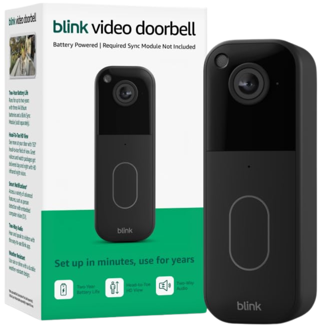 Blink Video Doorbell With Head-to-toe HD view