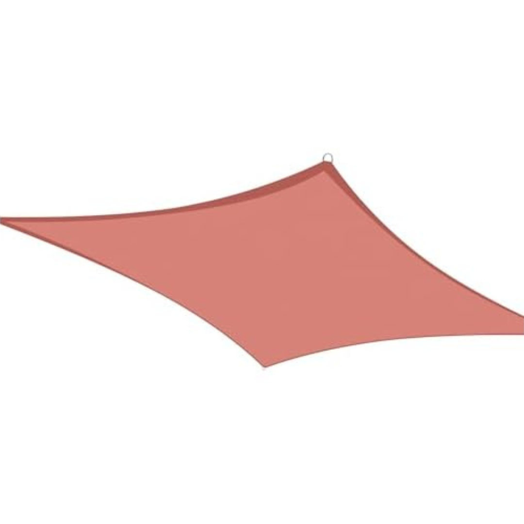 16ft x 16ft Yescom 97% UV Block Square Sun Shade Sail