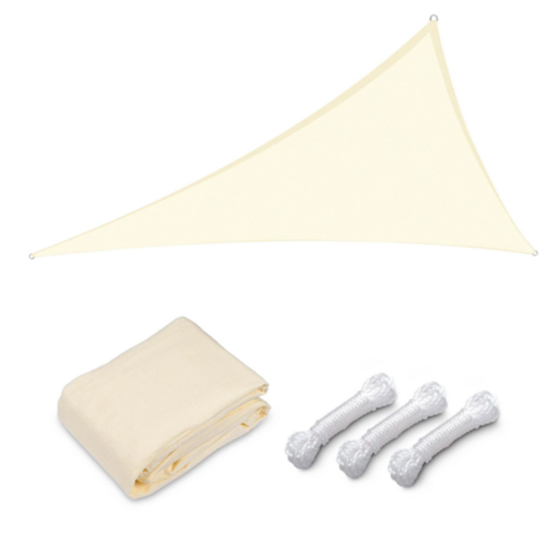 7ft x 7ft x 7ft Yescom 97% UV Block Triangle Sun Shade Sail