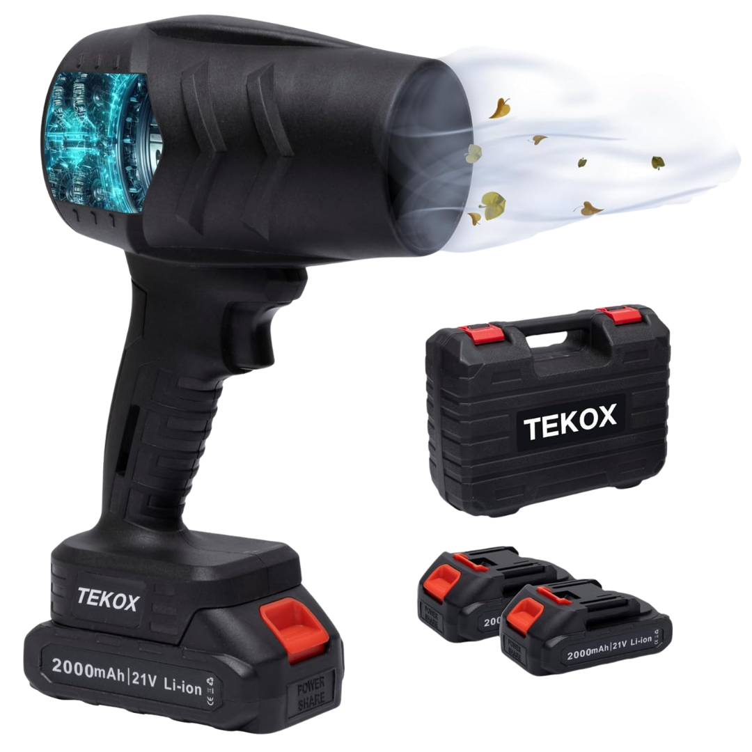 180000 RPM Rechargeable Cordless Air Duster With 2 Batteries