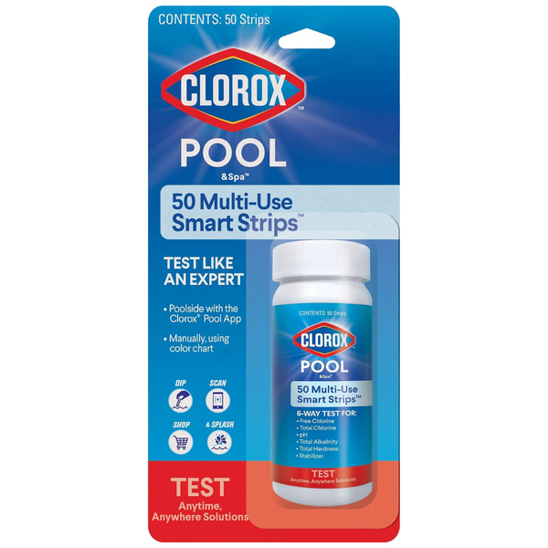 50 Test Strips Clorox Pool & Spa My Pool Care Assistant