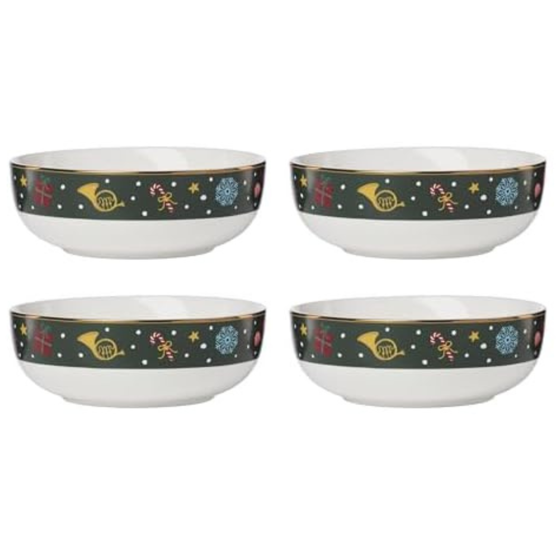 Set of 4 Lenox 898403 Nutcracker Ballet All Purpose Bowls