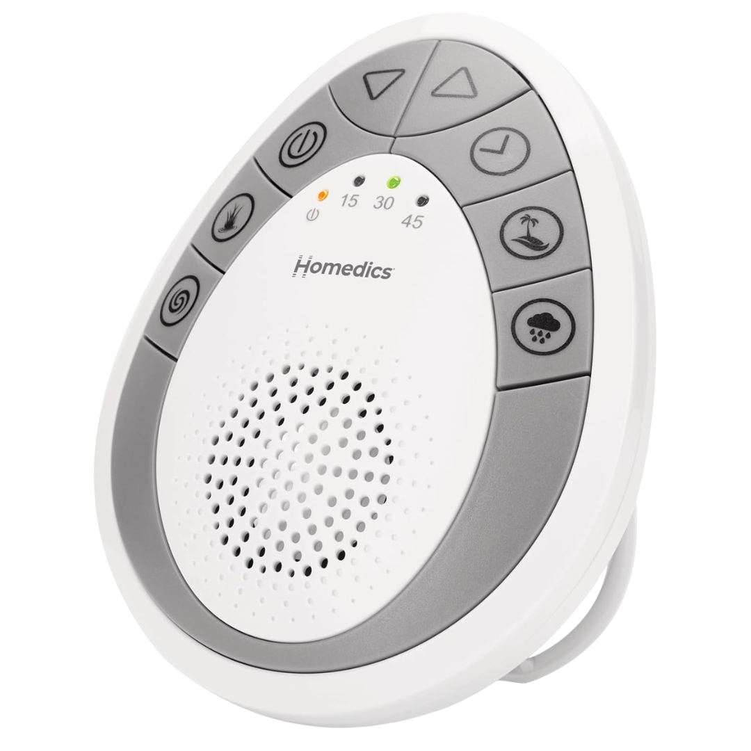 Homedics Rejuvenate Traveler White Noise Sound Machine
