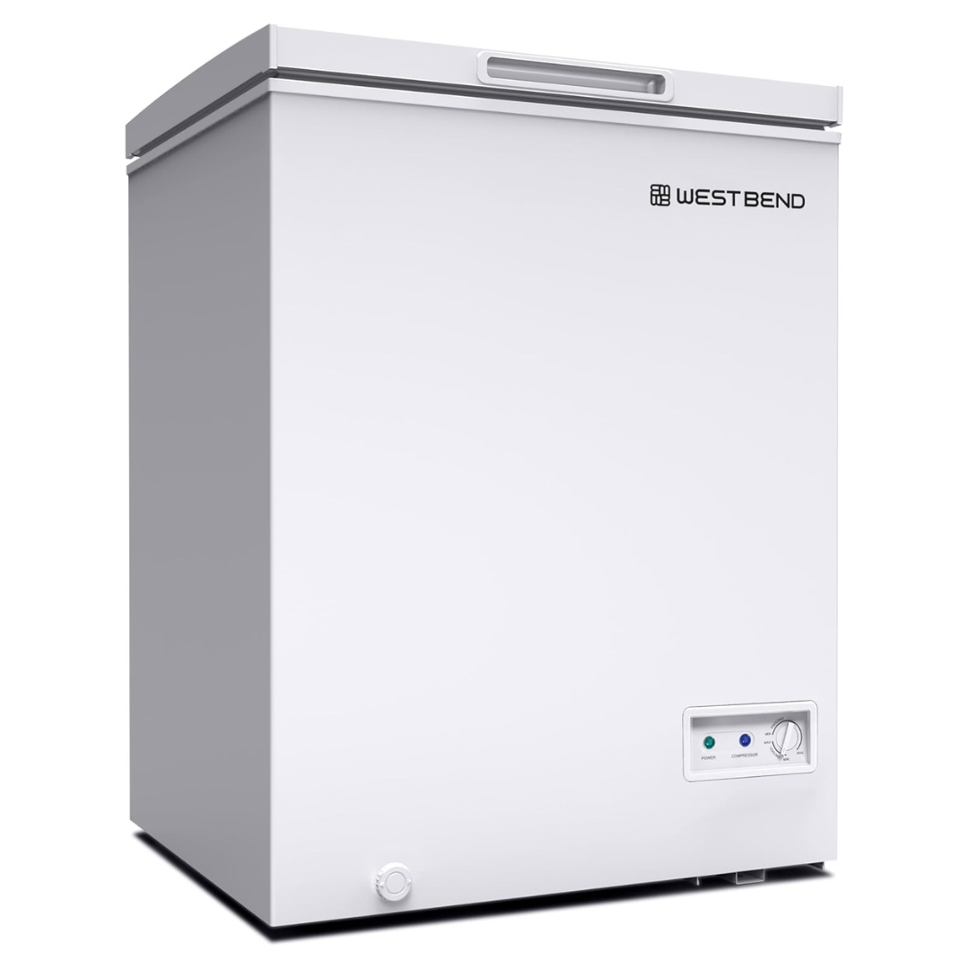 West Bend 5-Cu.Ft Chest Freezer With Adjustable Temperature Control
