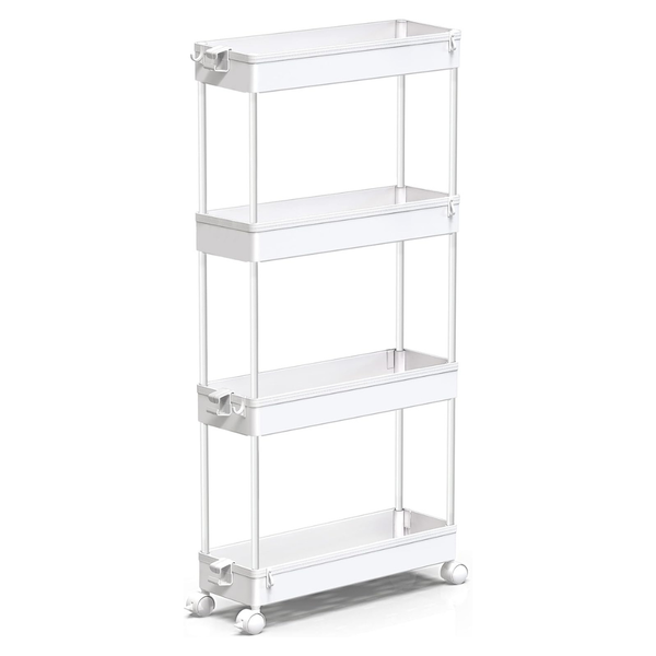 Spacekeeper 4-Tier Slim Rolling Storage Cart (Various)
