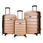 3-Piece Rockland Melbourne Hardside Spinner Luggage Set